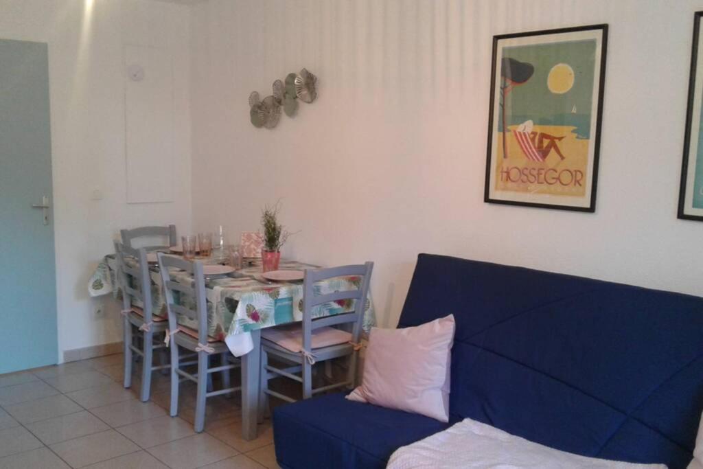 T2 Antigua Ondres Plage Avec Piscine Et Tennis Екстериор снимка